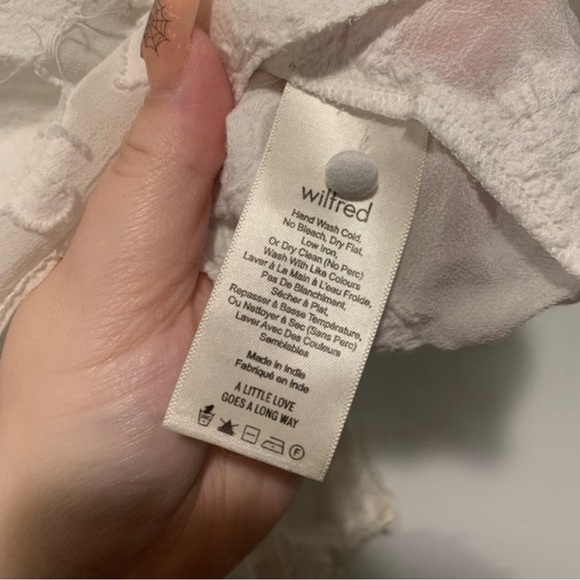 Aritzia Wilfred Peplum Top - Picture 8 of 9